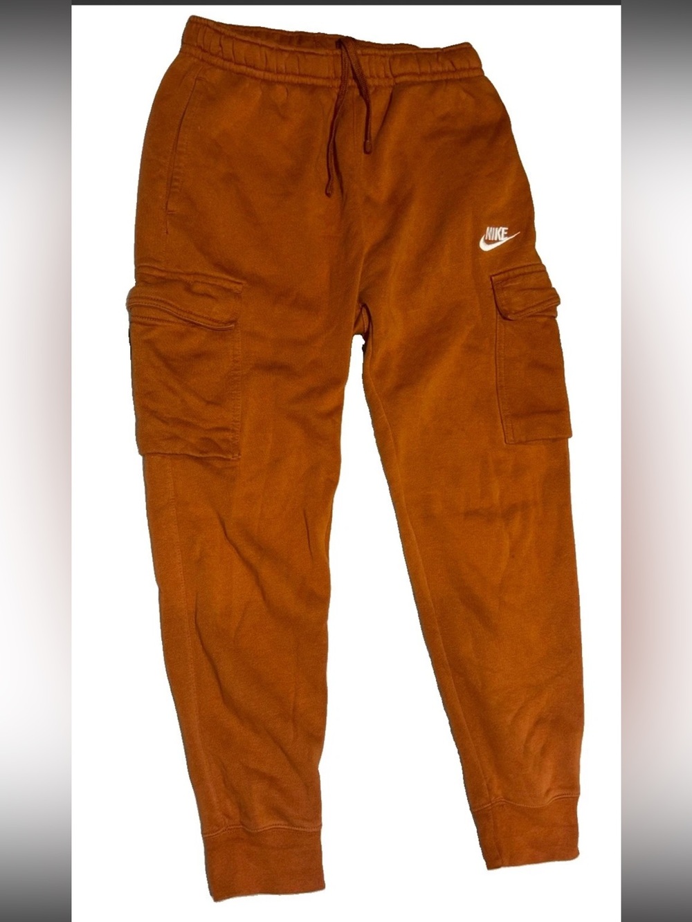 Nike Sportswear Club Fleece Cargo Joggers Sweatpants Woman’s SZ.S Loose Fit